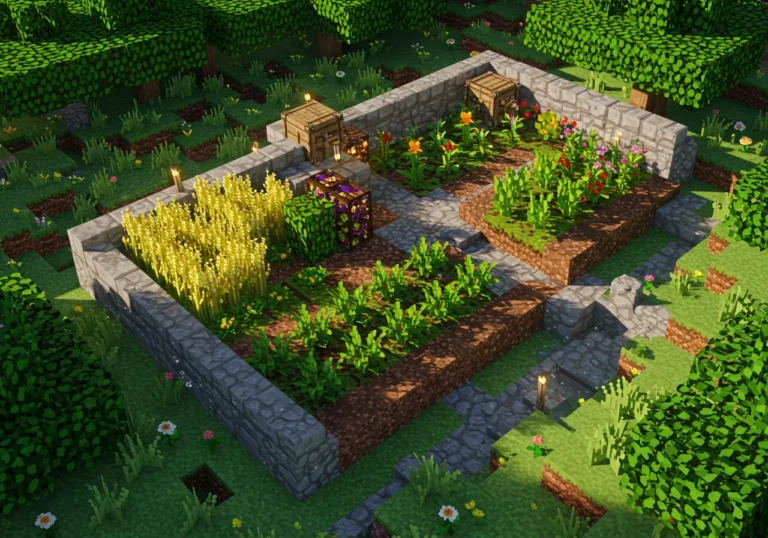 11 Minecraft Garden Ideas for Creative Landscaping