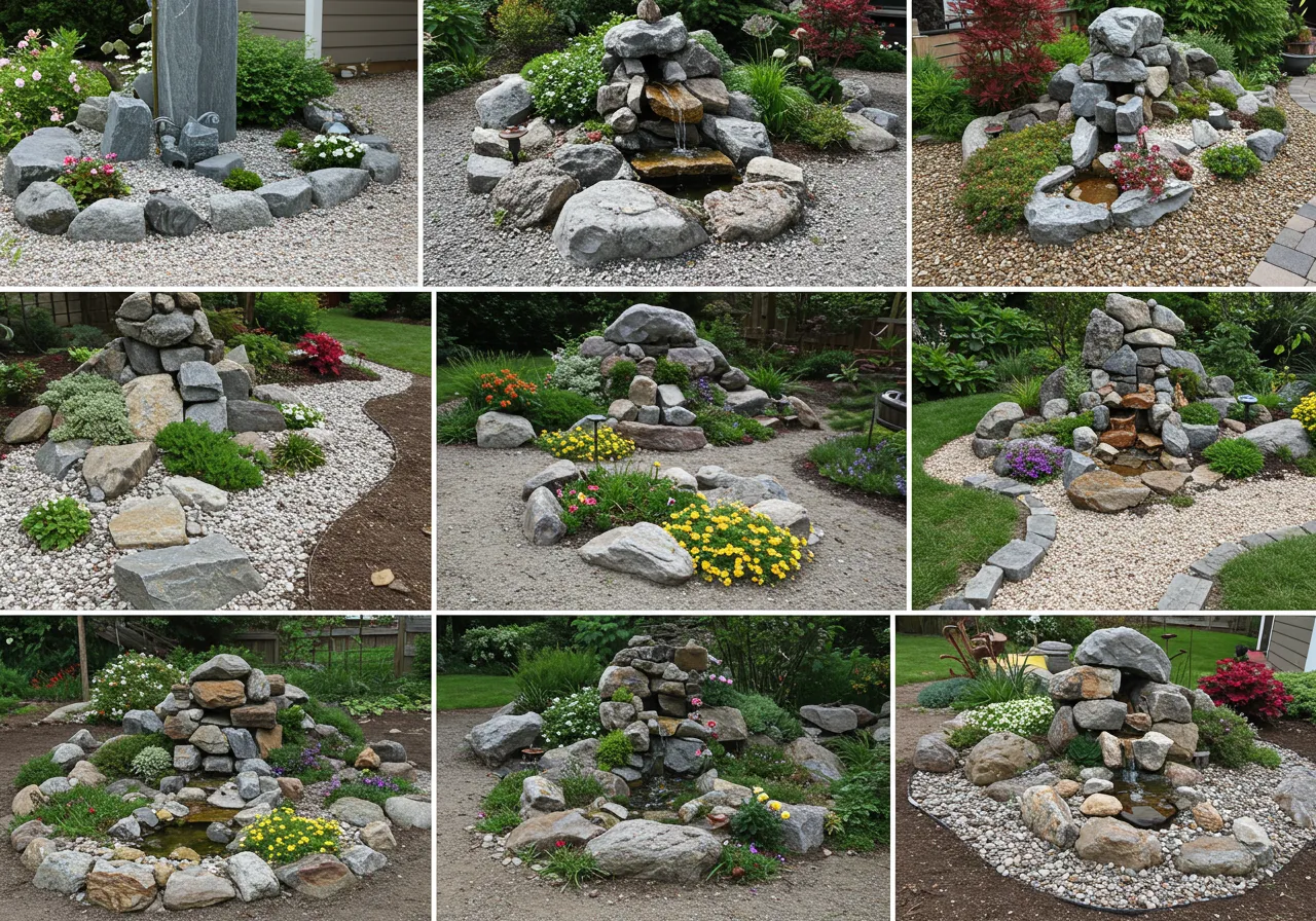 8 Corner Rock Garden Ideas to Beautify Small Spaces