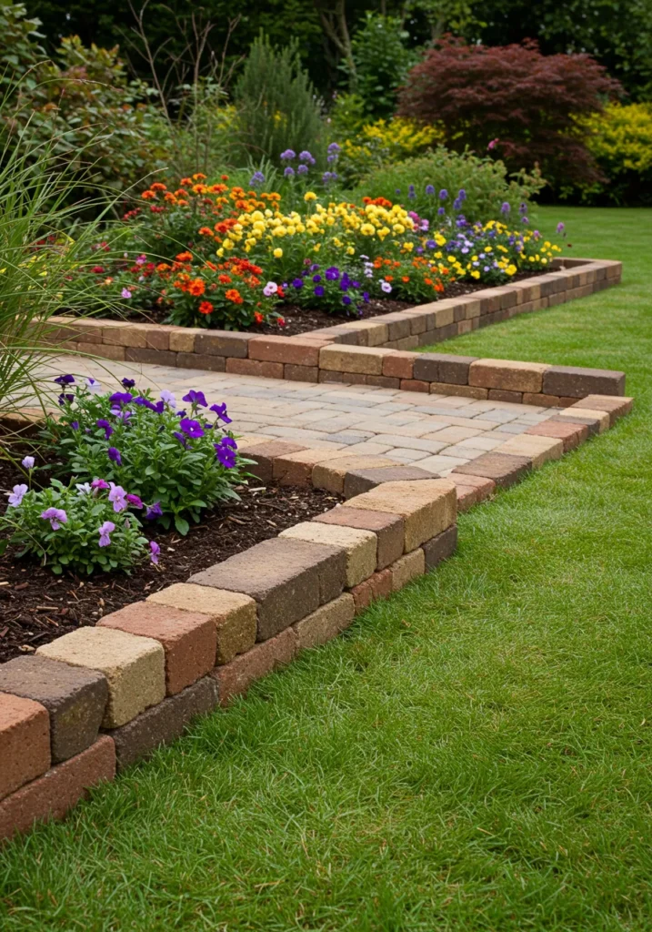 Brick Garden Borders