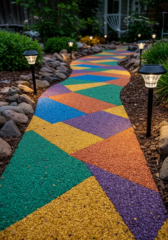 Bright Mosaic Pathways