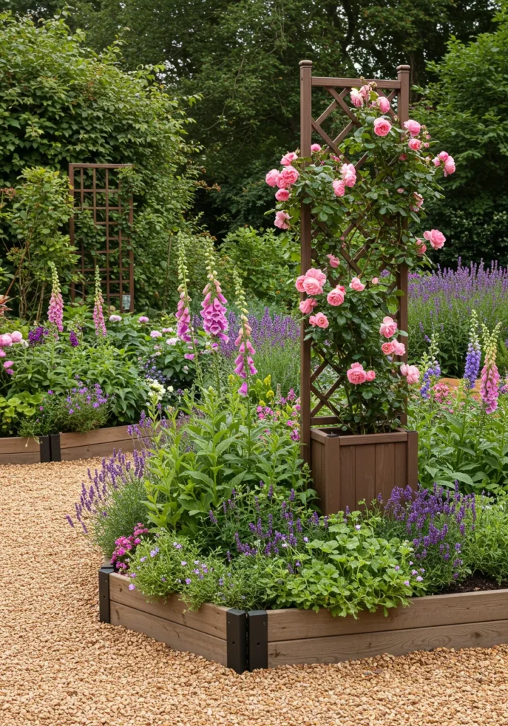 Cottage-Style Flower Borders