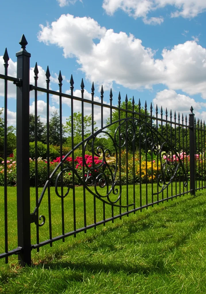 Decorative Iron Fence