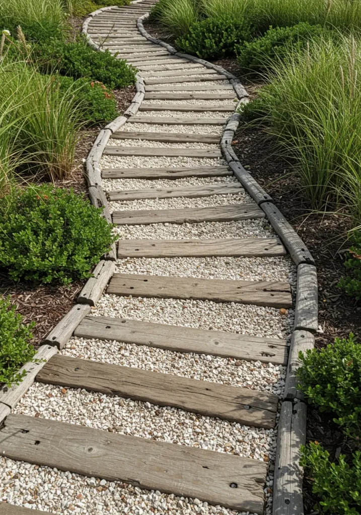 Driftwood and Shell Pathways