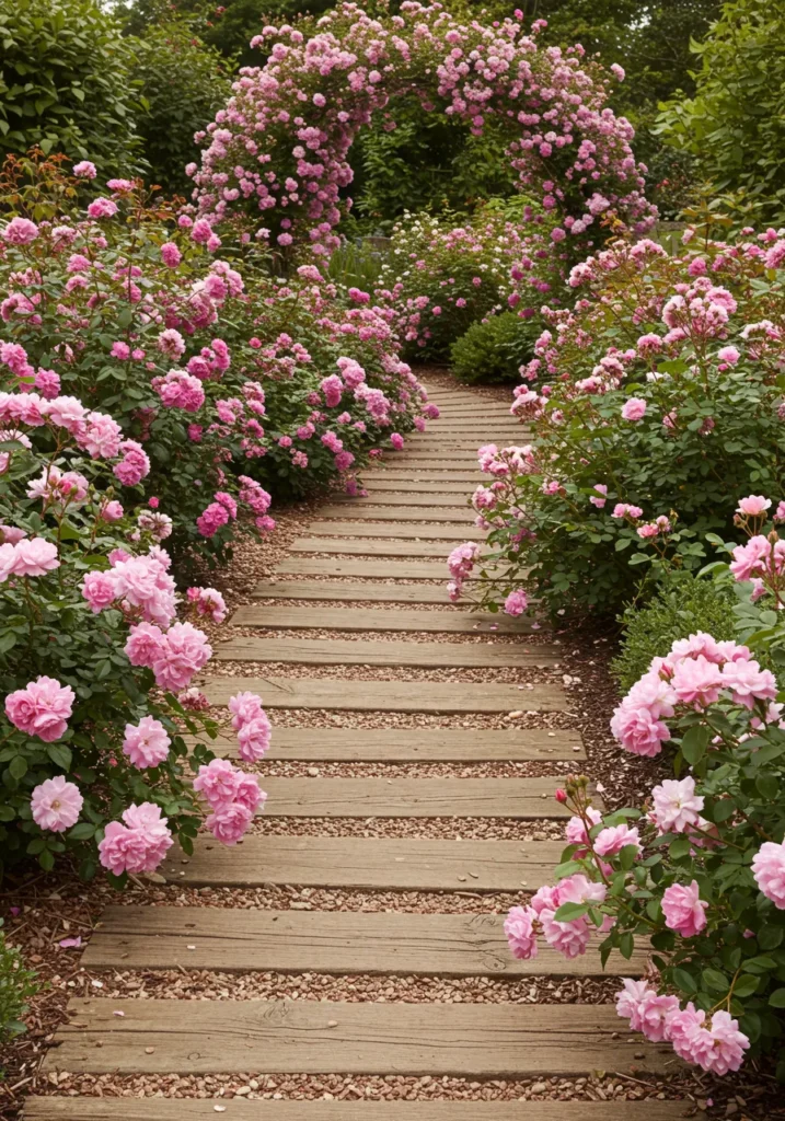 Fairy-Tale Rose Pathway