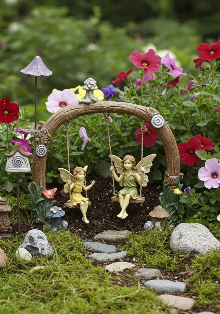 Fairy-Themed Flower Garden
