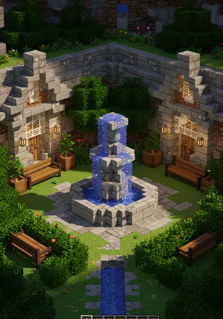 Fountain Courtyard Garden