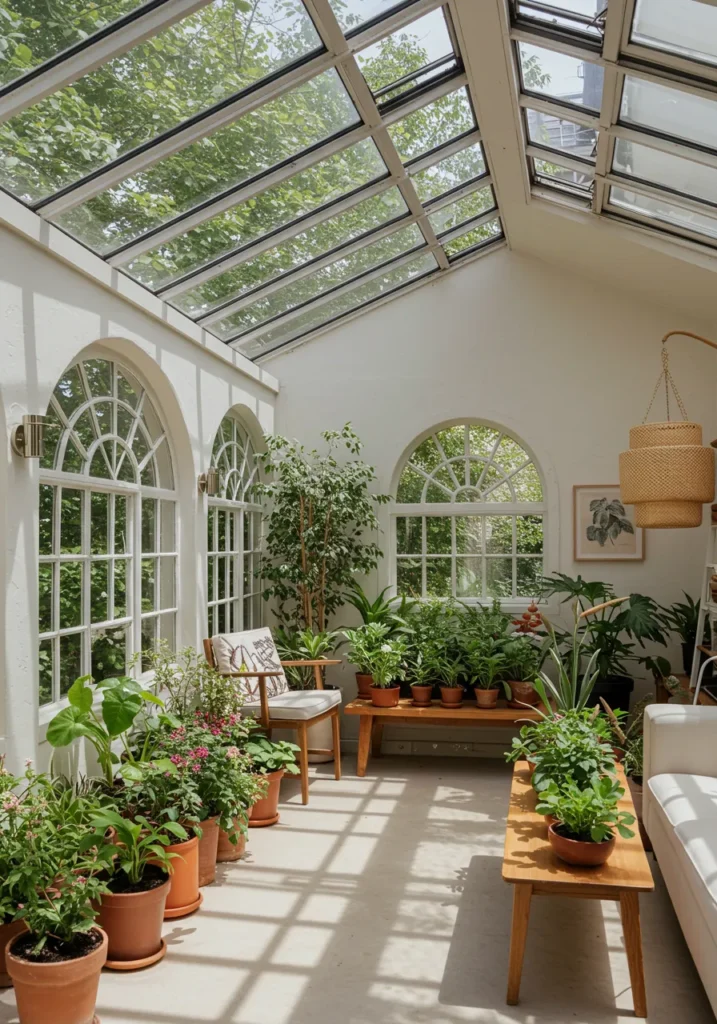 Greenhouse-Inspired Room