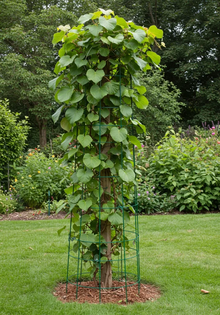 Living Trellis With Climbing Vines