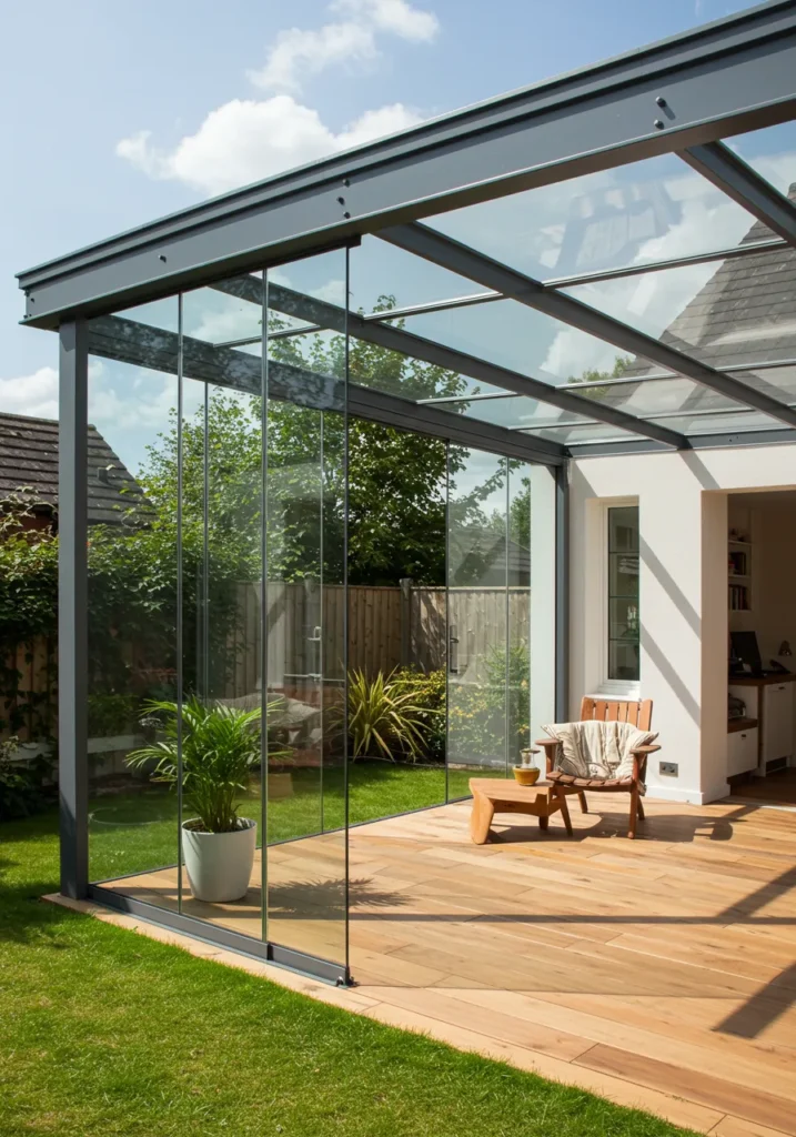 Modern Glass Garden Room