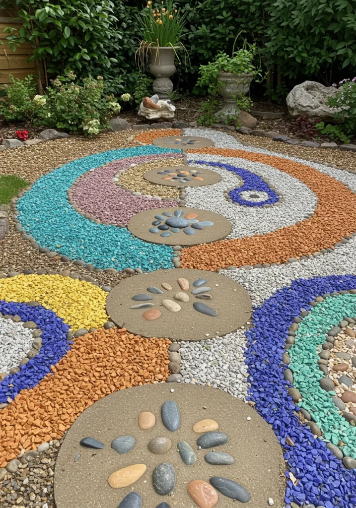 Mosaic Rock Art Garden
