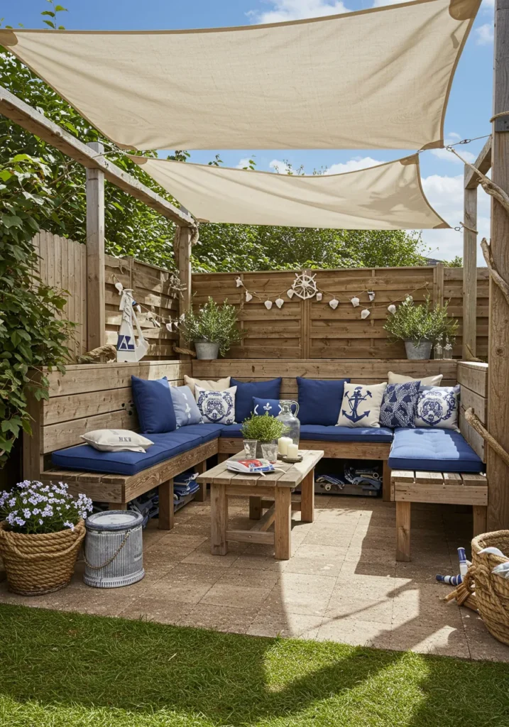 Nautical-Themed Seating Nooks