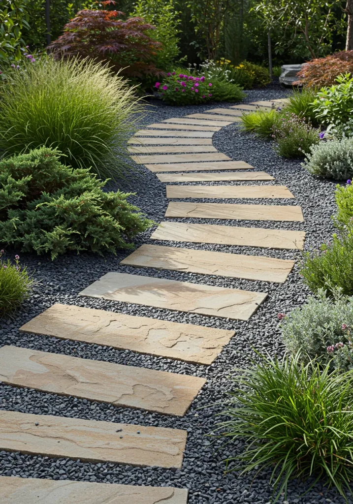 Pathway Rock Garden