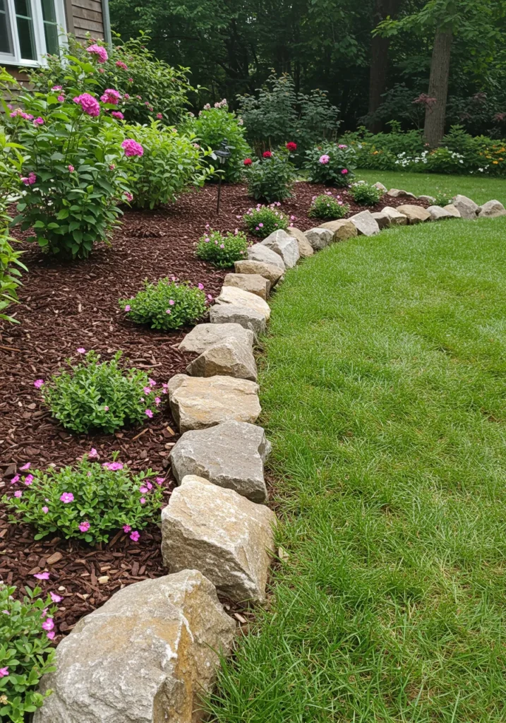 Rock Border Garden