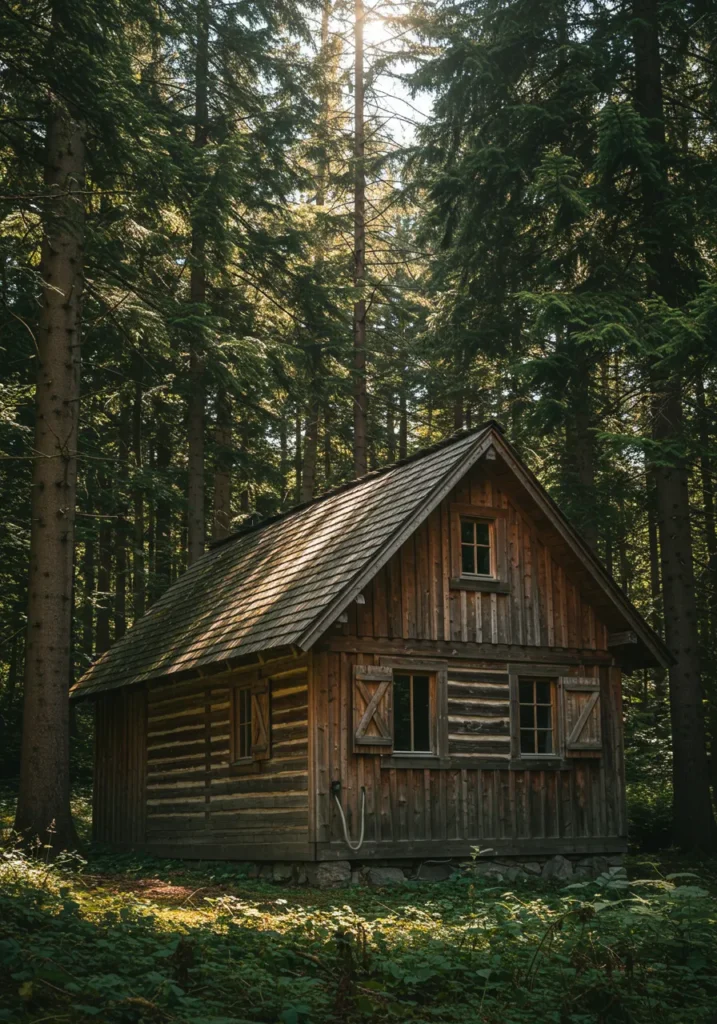 Rustic Wooden Cabin