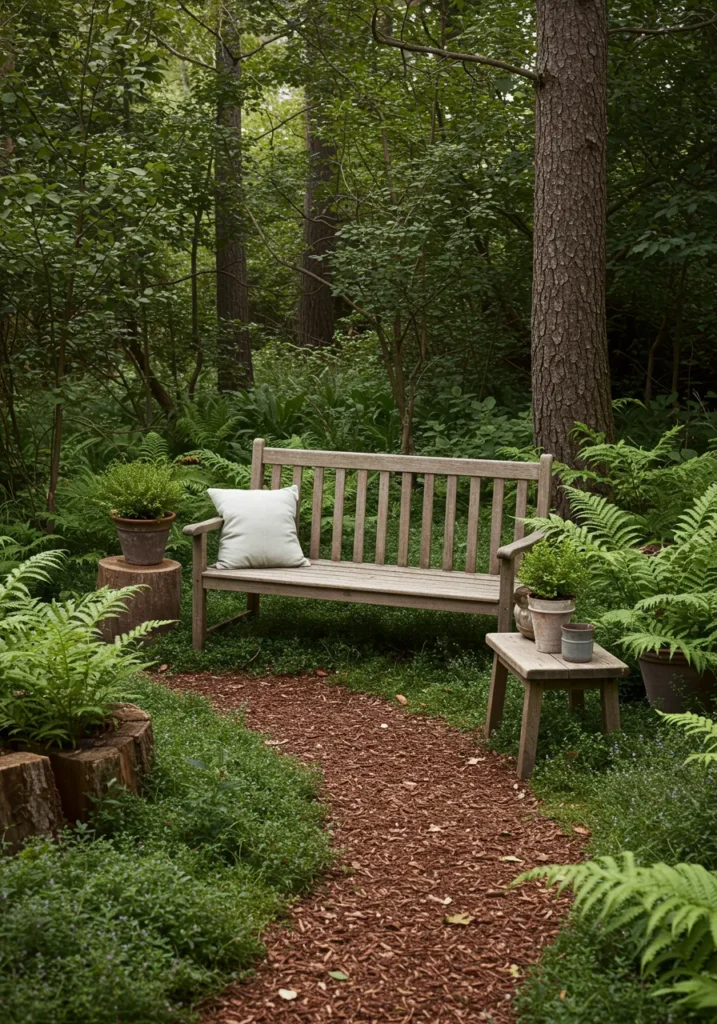 Rustic Woodland Garden