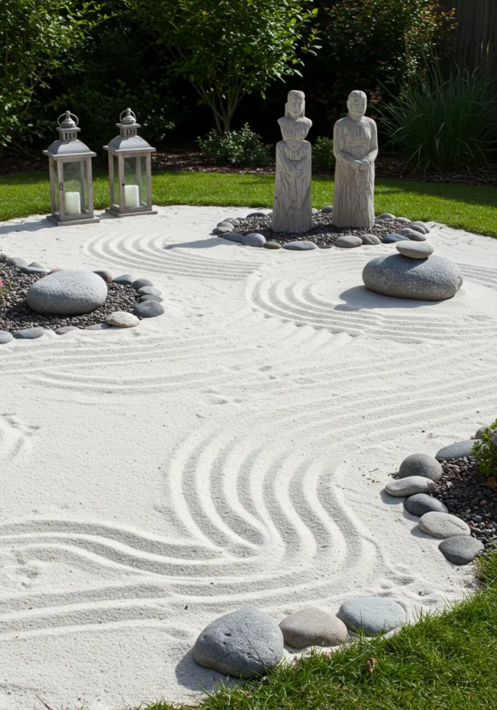 Sand-and-Stone Zen Zones