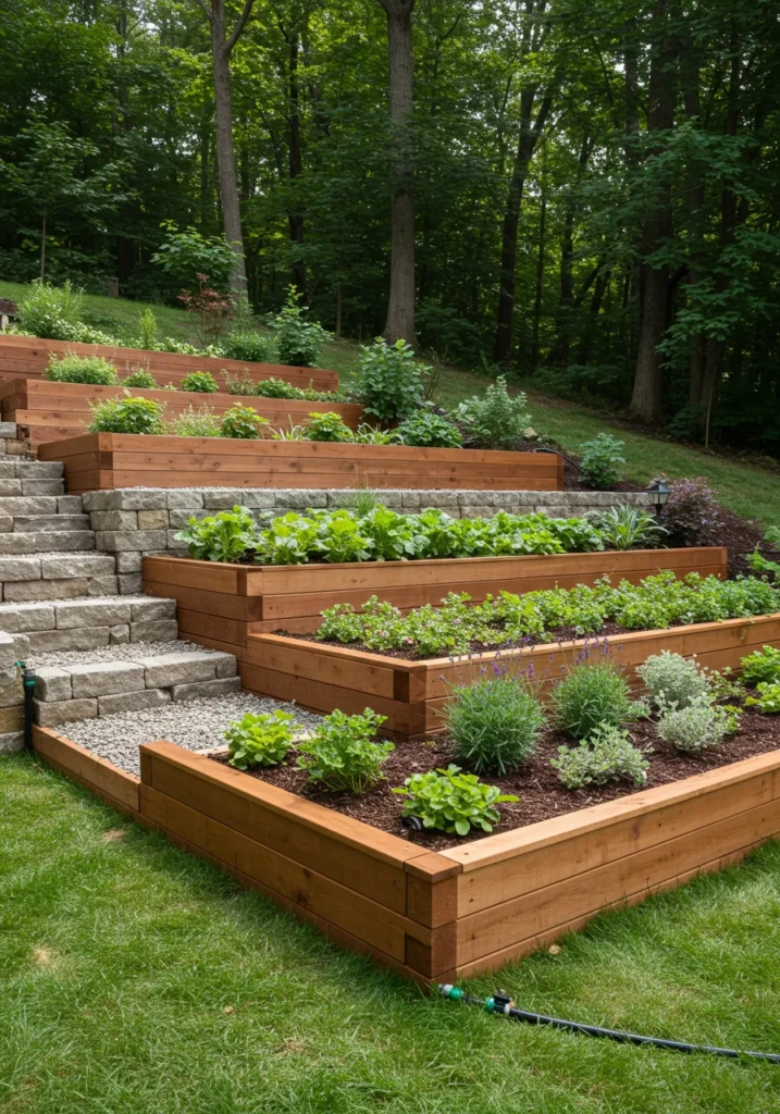 Terraced Garden Layout