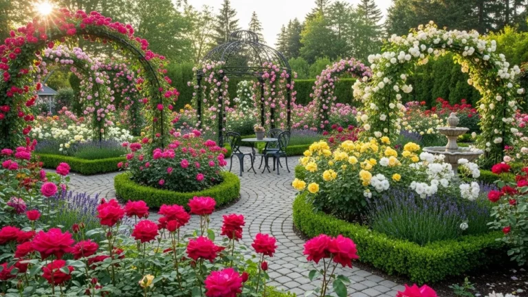 18 Rose Garden Ideas for a Blooming Backyard Paradise