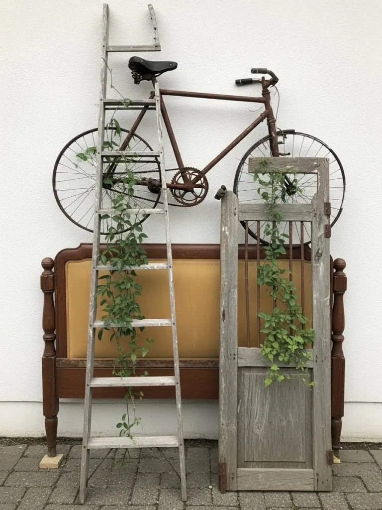 Repurposed Ladder or Vintage Find