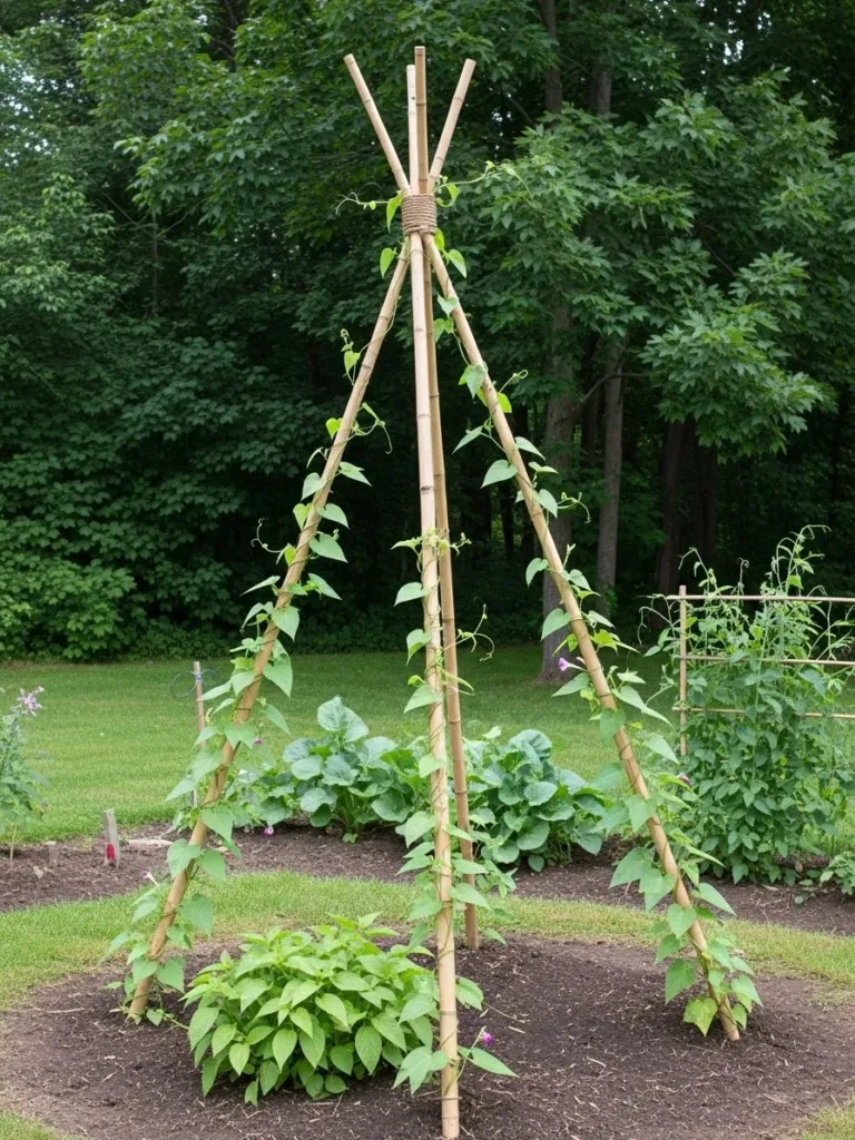 Rustic Bamboo or Branch Tripod