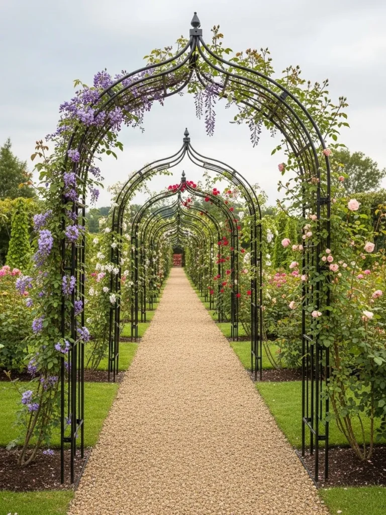 Sturdy Metal Garden Arch for Entryways