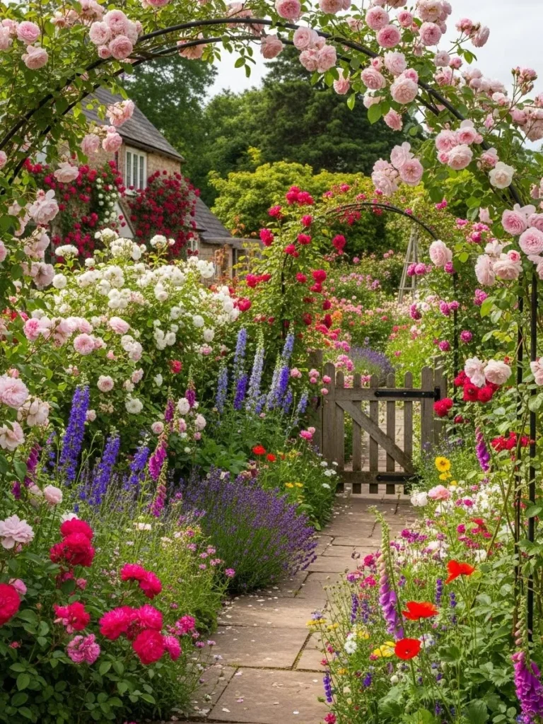 The Mixed Border Rose Garden