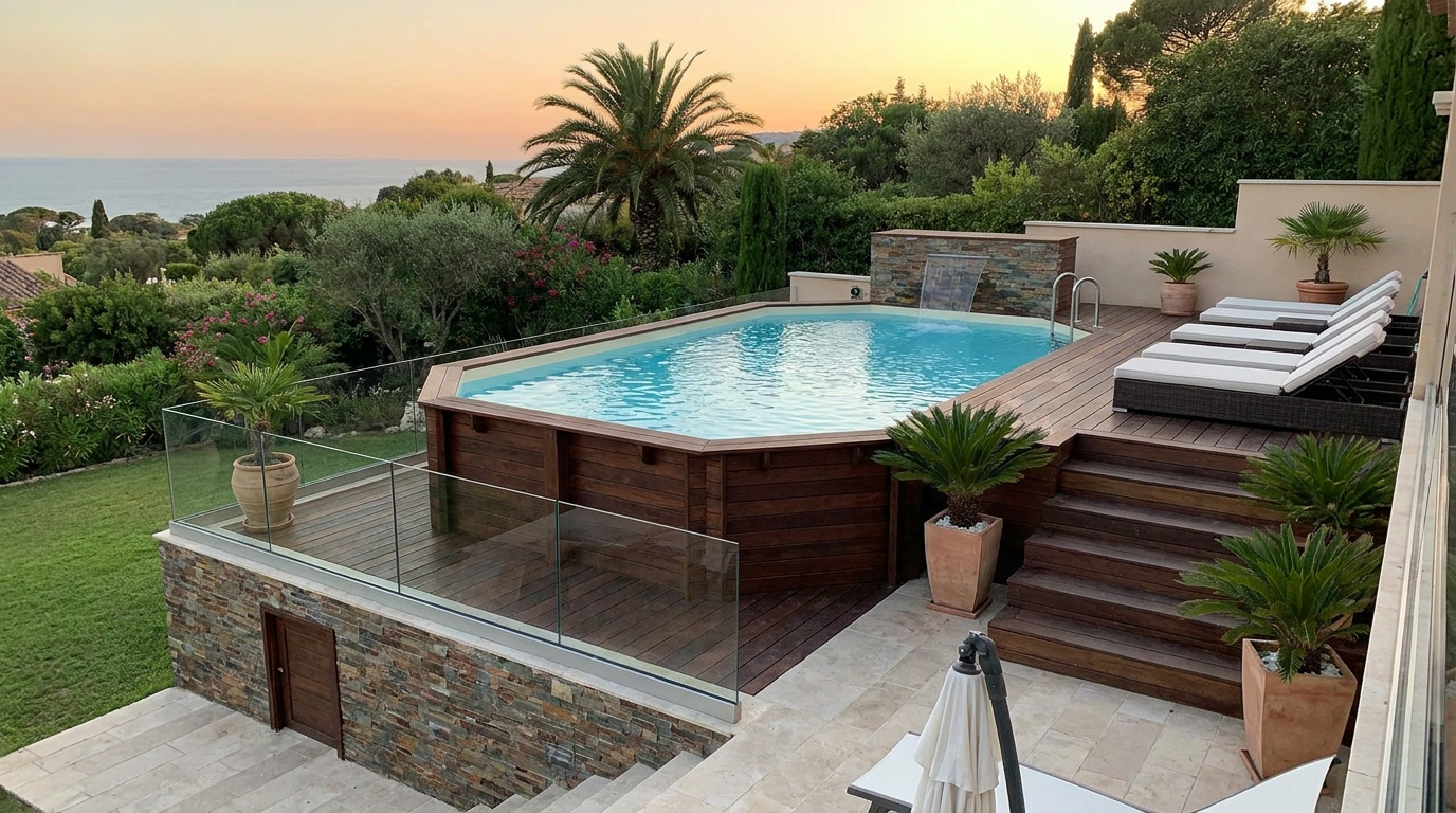 10 Above Ground Swimming Pools That Look Luxurious