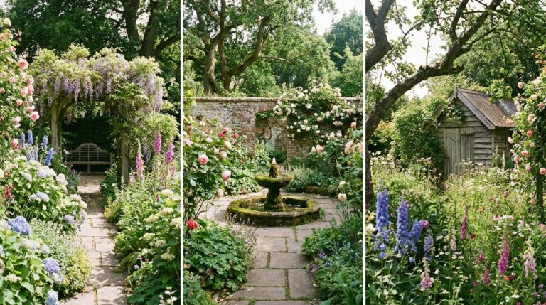 11 Garden Inspiration Ideas With Flowers And Hidden Corners