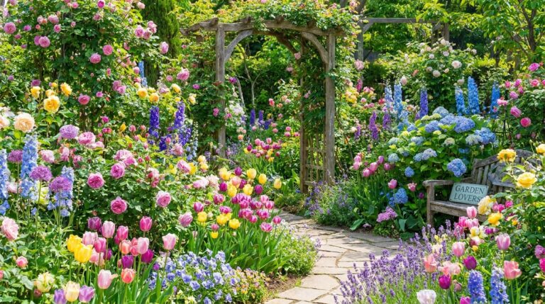 13 Colorful Flower Garden Ideas For Garden Lovers