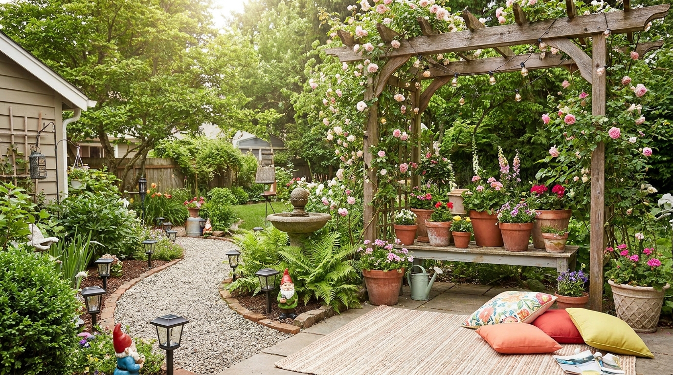 13 Garden Decor Ideas That Make Outdoor Spaces Beautiful