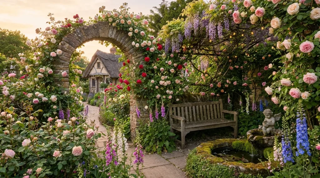 15 Fairy Tale Rose Garden Ideas for a Beautiful Outdoor Space