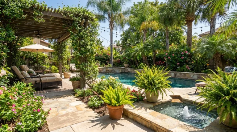 Poolside Garden Ideas for a Relaxing Backyard Escape