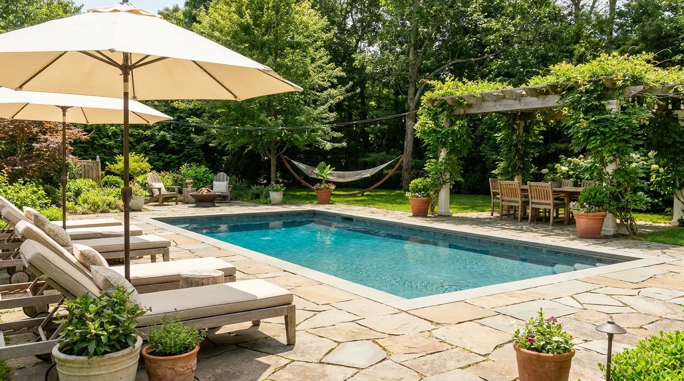 15 Outdoor Pool Area Ideas for a Relaxing Summer Backyard