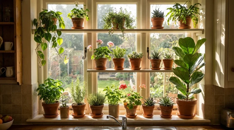 10 Best Kitchen Window Plant Ideas for Natural Light