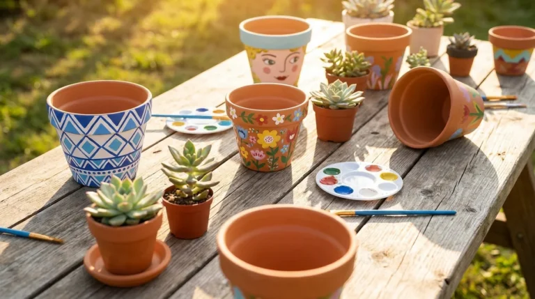 12 Plant Pot Painting Ideas for Beautiful Hand-Painted Planters