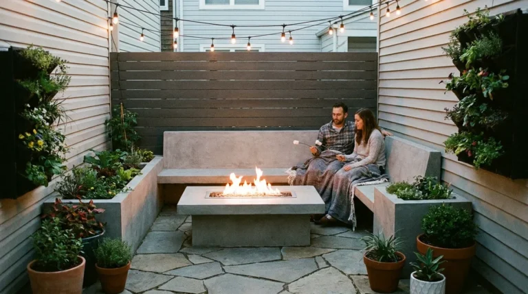 11 Small Backyard Fire Pit Ideas That Maximize Space