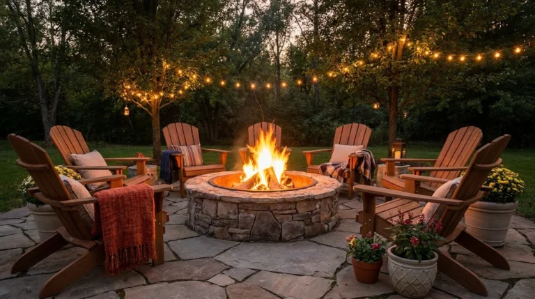 12 Stone Backyard Fire Pit Ideas for a Cozy Outdoor Living Space