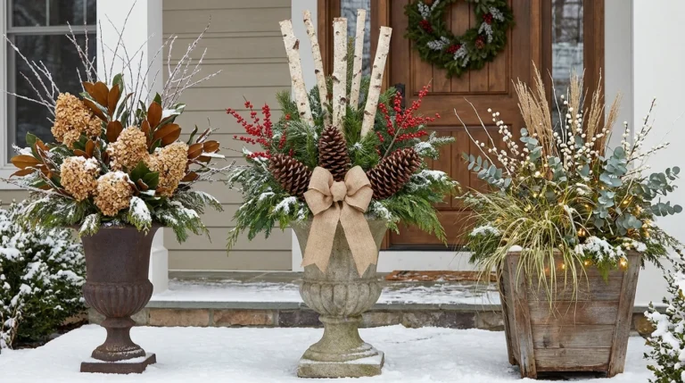 14 Winter Urn Filler Ideas for Outdoor Planters